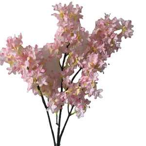 QSLH-T044  Lifelike Silk Artificial Cherry Blossom Branches for Cherry Blossom Tree Centerpiece Home Wedding Decoration