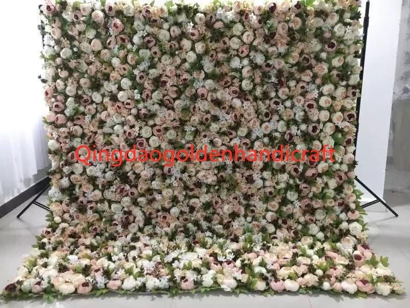 Wedding Decorative Backdrop Panels Artificial peony flower wall