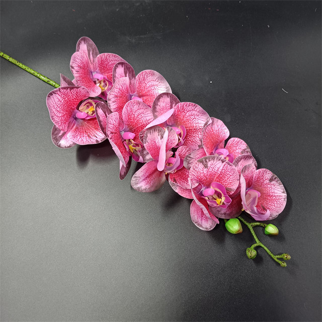 QSLH Ti36 butterfly orchid artificial flowers butterfly orchid phalaenopsis real touch artificial butterfly orchid  phalaenopsis