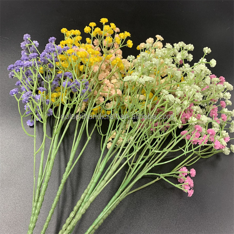 Baby Breath Flowers Artificial Plastic Baby's Breath Flowers Gypsophila For Wedding Home Party Decoration