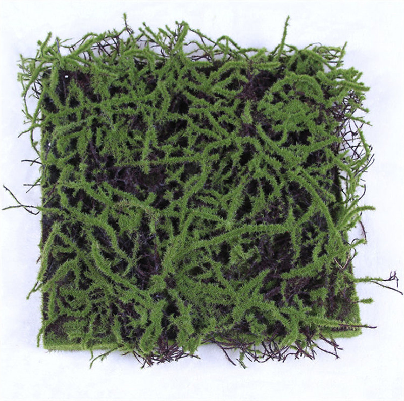 New Design Landscaping Decoration 3d Artificial Moss Plant Panels Moss Grass Carpet Plant Rug Turf Artificial Grass Wall