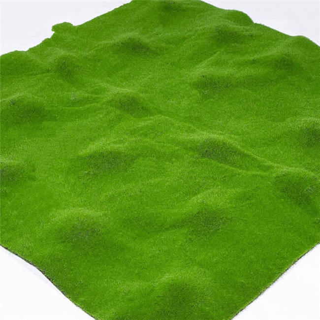 QSLH-SY0127 Wholesale Artifical Green Moss Grass Wall Artificial Moss Rocks Decorative Preserved Moss Set Green For Decoration