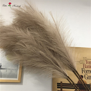 QSLH-C1397 Hot Sale Artificial Reed Pampas Grass Large Silk Faux Pampas Grass for Indoor Decoration