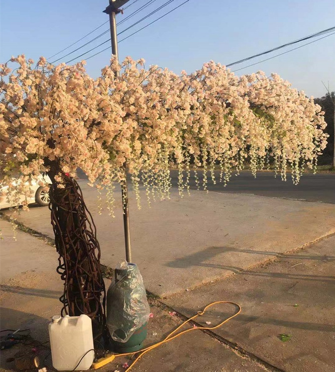 High quality artificial plants trees wholesale cherry blossom tree centerpiece