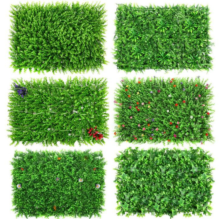 Wholesale grass wall decor hot sale artificial wall grass