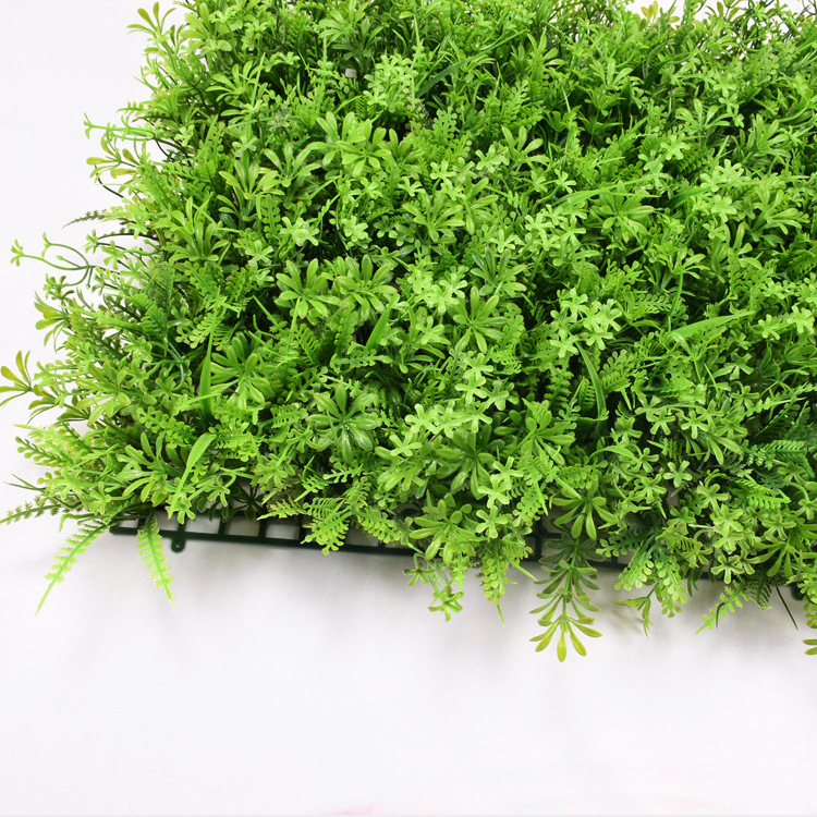 QSHLHP-601 hot sale artificial green grass wall panels for decoration