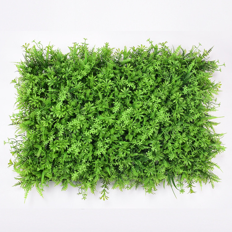 QSHLHP-601 hot sale artificial green grass wall panels for decoration