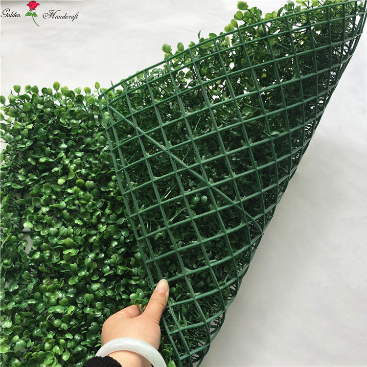 QSLHC-AF1197 Artificial Green Grass Wall Panel Backdrop for Wedding Decor/Decoration