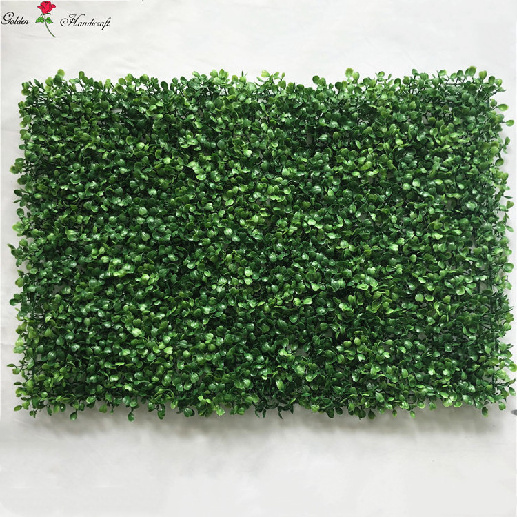 QSLHC-AF1197 Artificial Green Grass Wall Panel Backdrop for Wedding Decor/Decoration