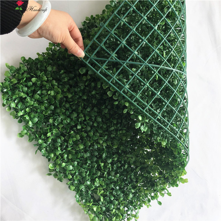 QSLHC-AF1197 Artificial Green Grass Wall Panel Backdrop for Wedding Decor/Decoration