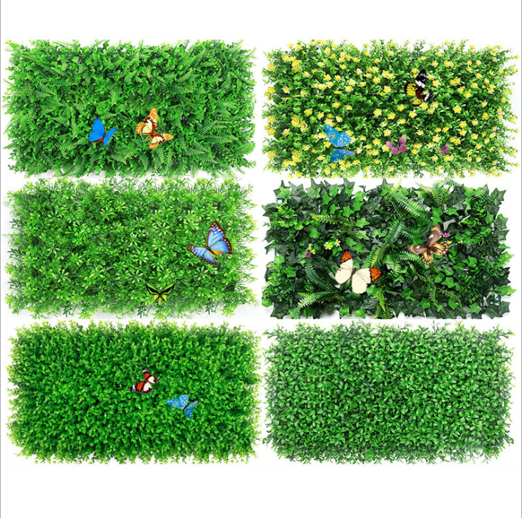 High quality wall grass outdoor decorative green artificial grass wall