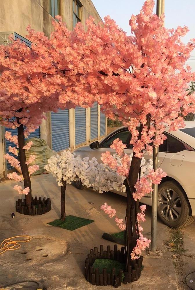 High quality artificial plants trees wholesale cherry blossom tree centerpiece