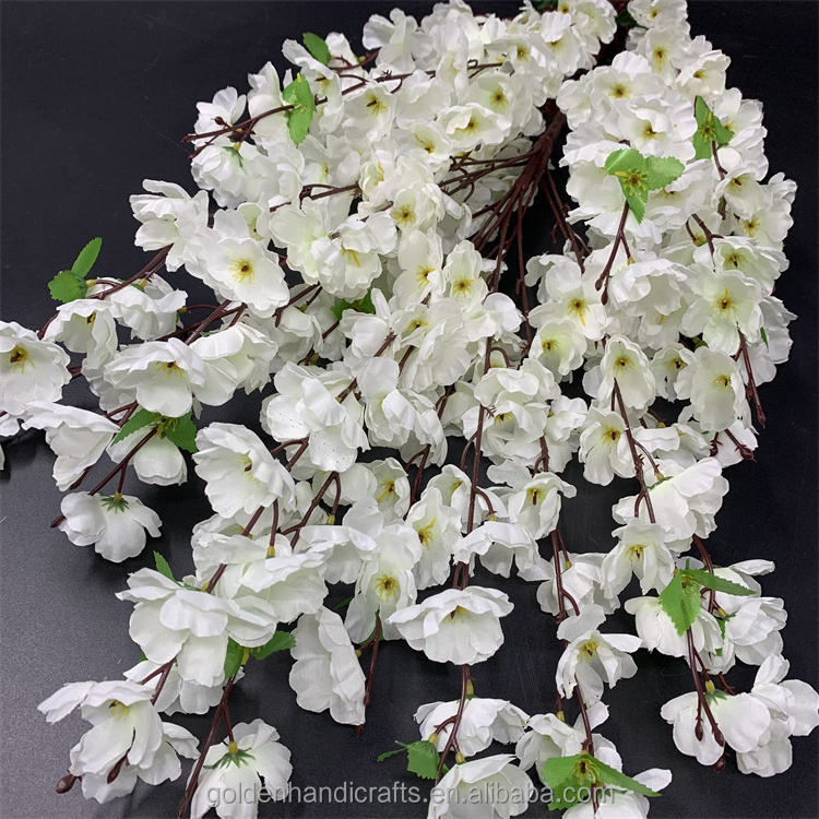 QSLH-Ar260 Artificial 30 forks peach blossom branches cherry blossoms flowers living room decoration interior decoration