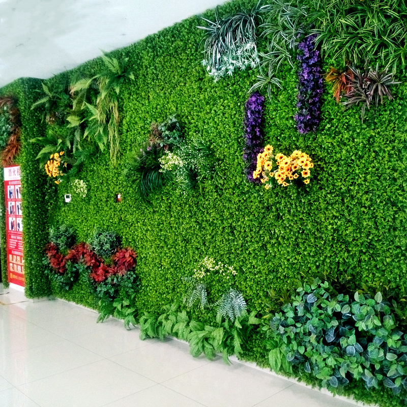 High quality wall grass outdoor decorative green artificial grass wall