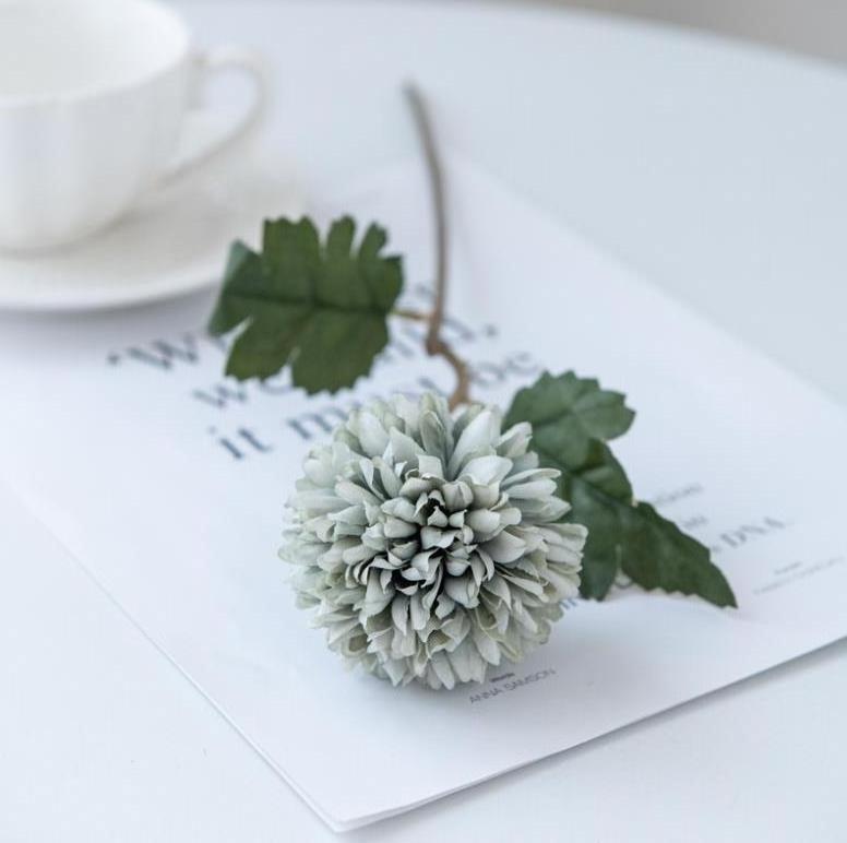 High Quality Long Stem Artificial Flowers Artificial Dandelion Silk Dandelion Ball Flower For Home Decor