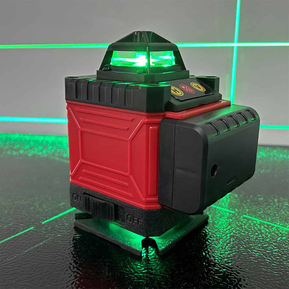 16 Lines 4d Laser Level Self-Leveling Green Beam for Floor Tiling and Ceiling With 1.2m Tripod