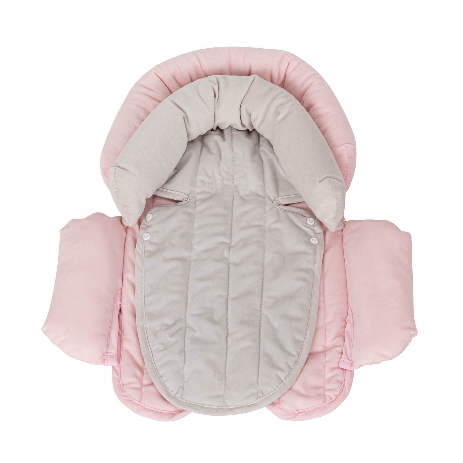 2-in-1 Baby Car Seat Support Cushion Pillow for Newborn Baby, Baby Head Neck Body Support Pillow  with Adjustable Liner