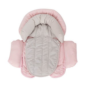 2-in-1 Baby Car Seat Support Cushion Pillow for Newborn Baby, Baby Head Neck Body Support Pillow  with Adjustable Liner