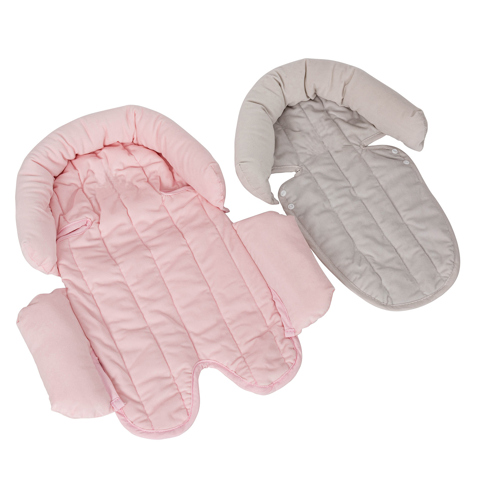 2-in-1 Baby Car Seat Support Cushion Pillow for Newborn Baby, Baby Head Neck Body Support Pillow  with Adjustable Liner