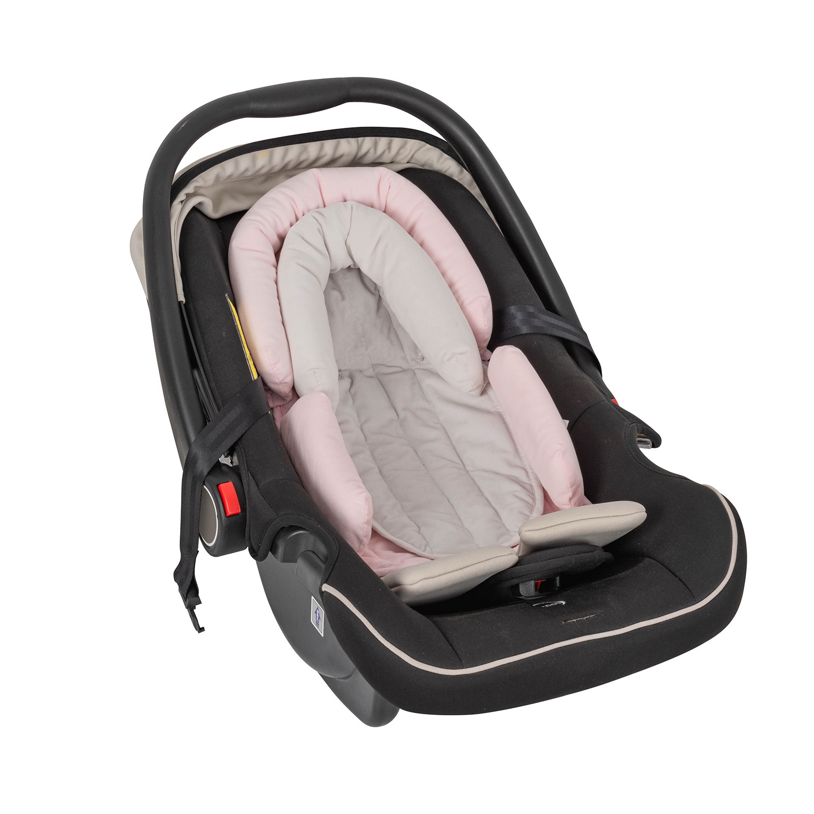 2-in-1 Baby Car Seat Support Cushion Pillow for Newborn Baby, Baby Head Neck Body Support Pillow  with Adjustable Liner