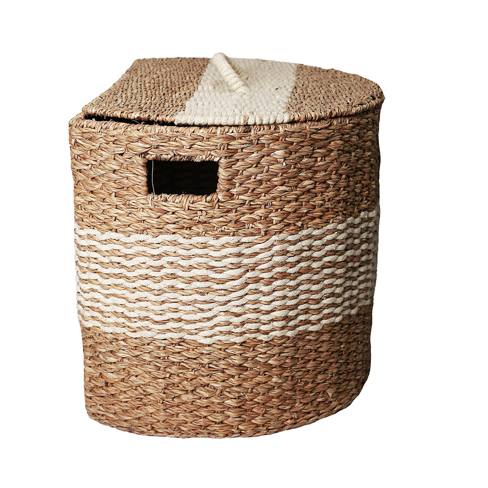 Reasonable storage Toys Clothing Decorative Containers Handmade Jute Rope and Woven seagrass basket in Bangladesh