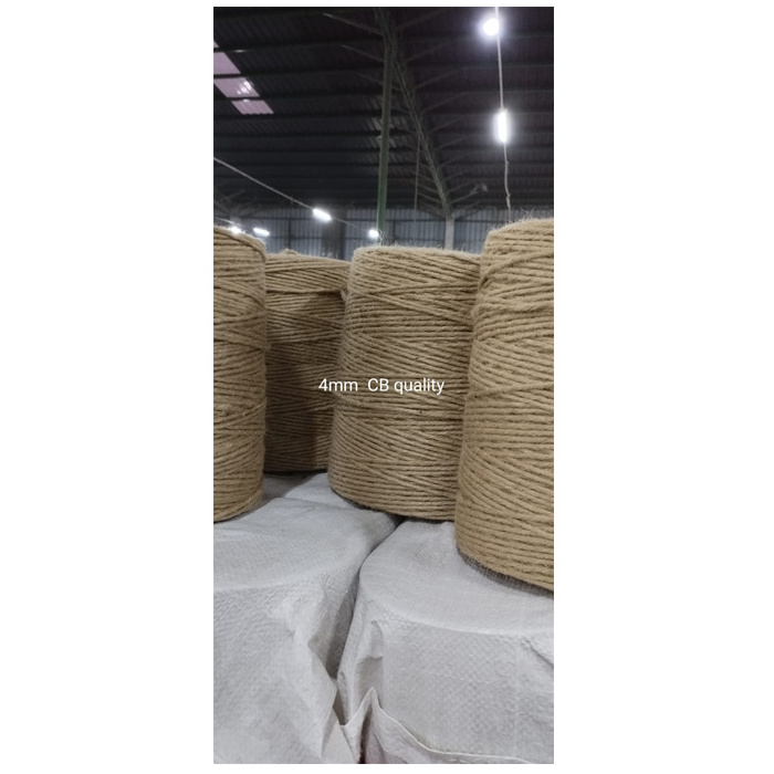 Wholesale Bulk Good Quality 100% Natural Jute Diy Decoration Cord Twine Sisal Manila Recyclable Packaging Jute Rope