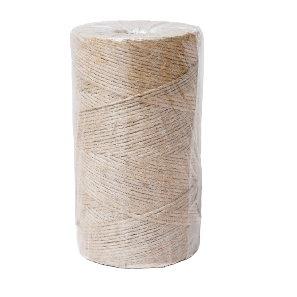 100% Natural Top Good Hessian Sacking Manufacturer Natural Twisted Cheap Price Quality Natural Jute Yarn From Bangladesh