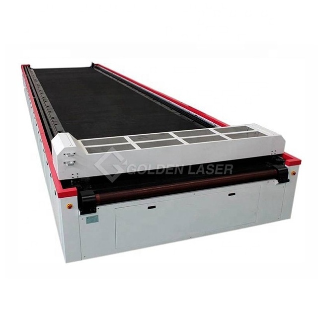 Large Format Auto Feeding Textile Laser Cutting Machine for Carpet with Conveyor