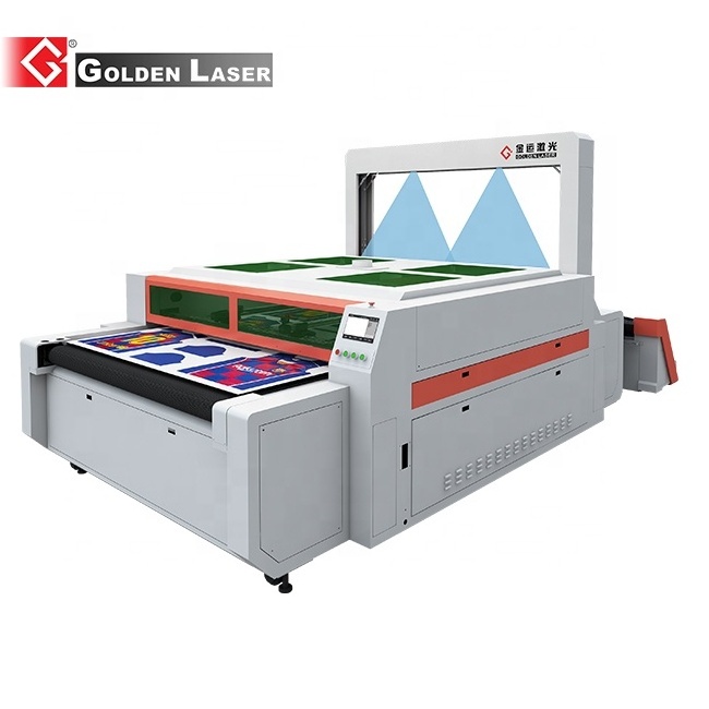 Dye Sublimated Team Wear Textile Laser Cutting Machine with CCD Camera