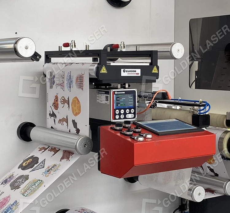 High Speed Laser Die Cutting and Creasing Machine for Scoring Paper Box with Dual Head