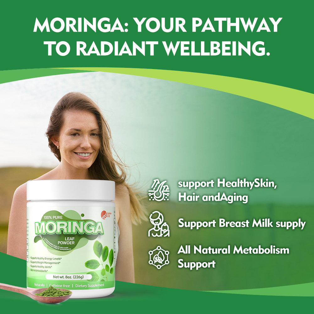 factory supply  organic moringa powder extract protein supplement provide nourishment  moringa leaves powder for body