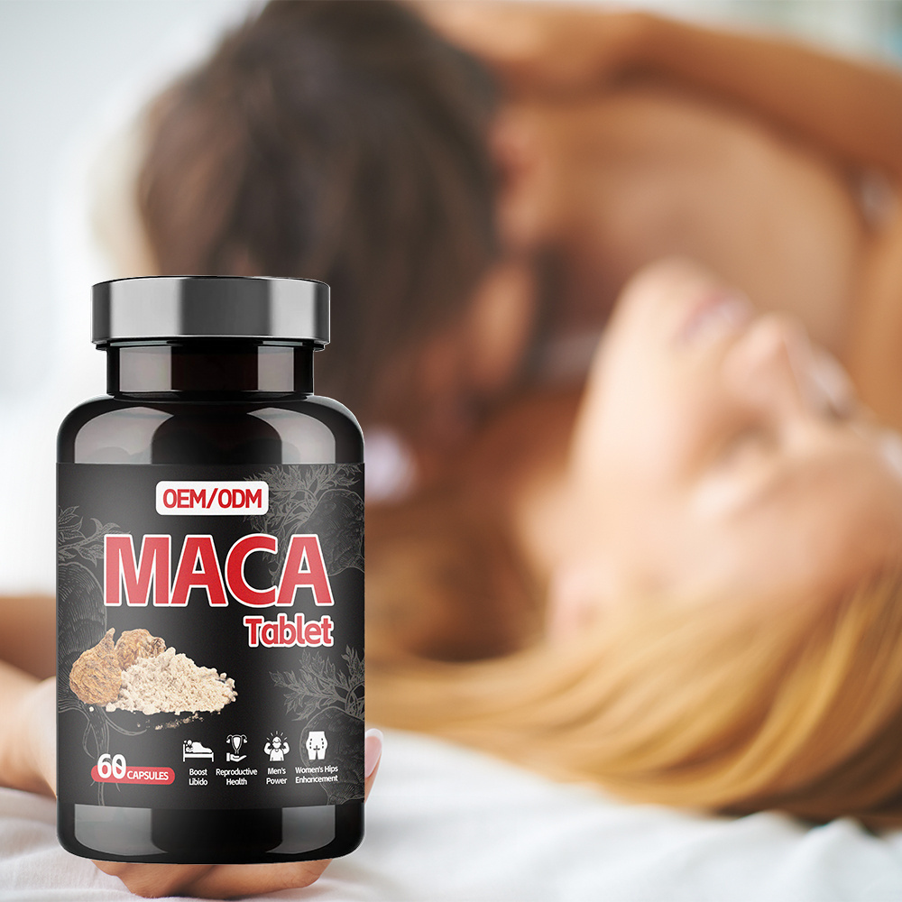 Hot Selling Yellow Maca Ccapsules Tablet Yellow Maca Extract For Sleep Better Maca Oyster tablet Supplement