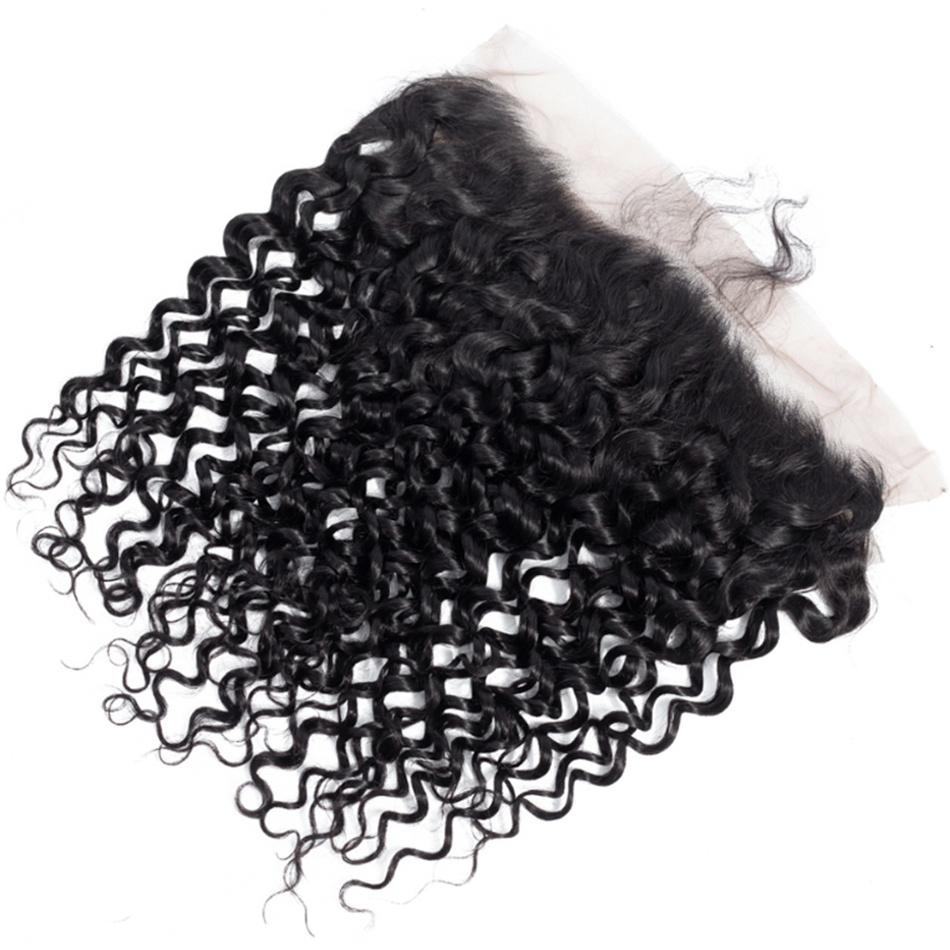 Wholesale 10A Brazilian kinky curly Hair 3 Bundles With Closure Human Hair Weave Bundles With  Lace Closure