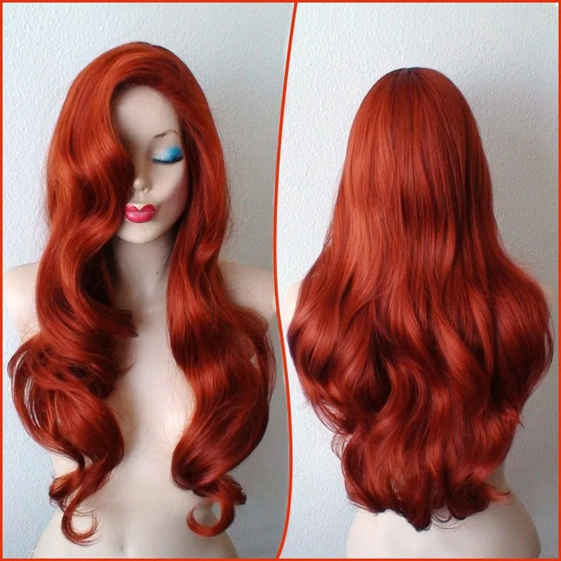 Red Wig Body Curly Colored Human Hair 13x4 body Wave Lace Frontal 4X4 Lace Closure Remy Wigs