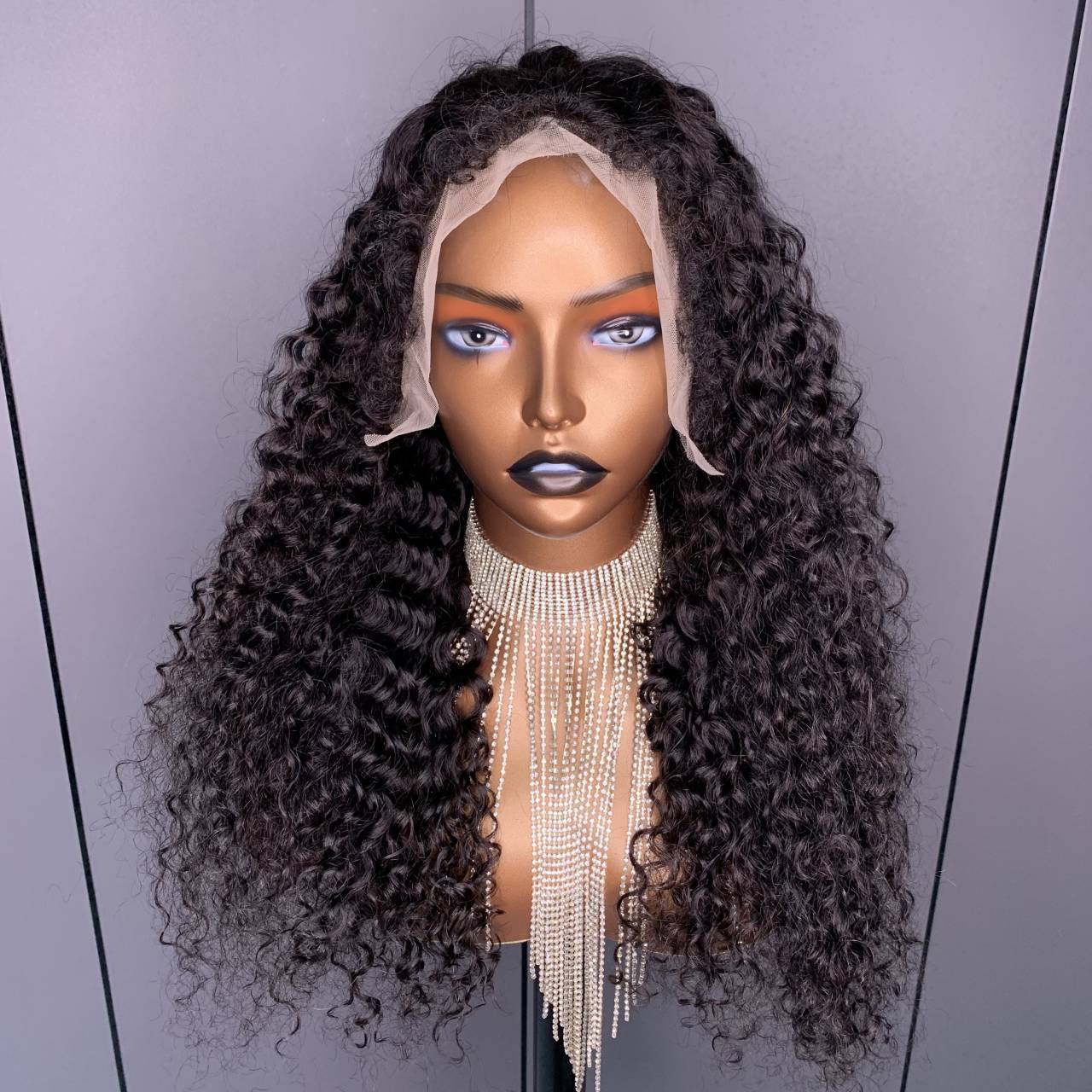 8- 32inch Human Hair Wig Water Wave Brazilian Hair  For Black Women Factory Wholesale Cheap Wig 13x4 Swiss Lace Frontal Wig