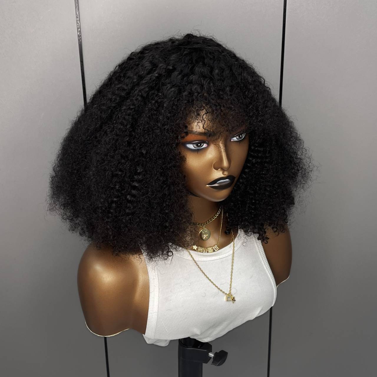 Machine 280% Wholesale Afro Kinky Curl Brazilian Human Hair Wigs Machine Made Wig Bob Curly Pixie WigFor Women With Baby Hai