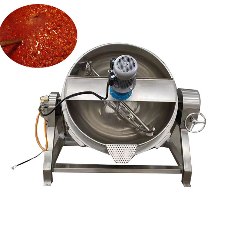 Sugar Syrup Kettle Almond Paste Making Automatic Food Cooking Machine