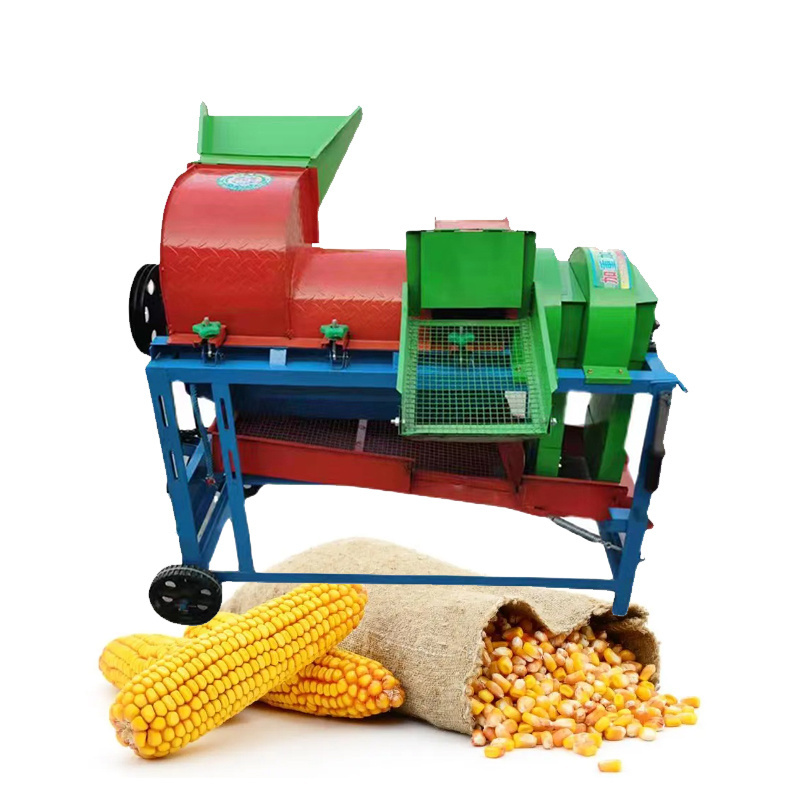 Electric Multifunction Small Portable Multi Crop Paddy Rice Wheat Maize Peeler Corn Sheller Thresher Machine