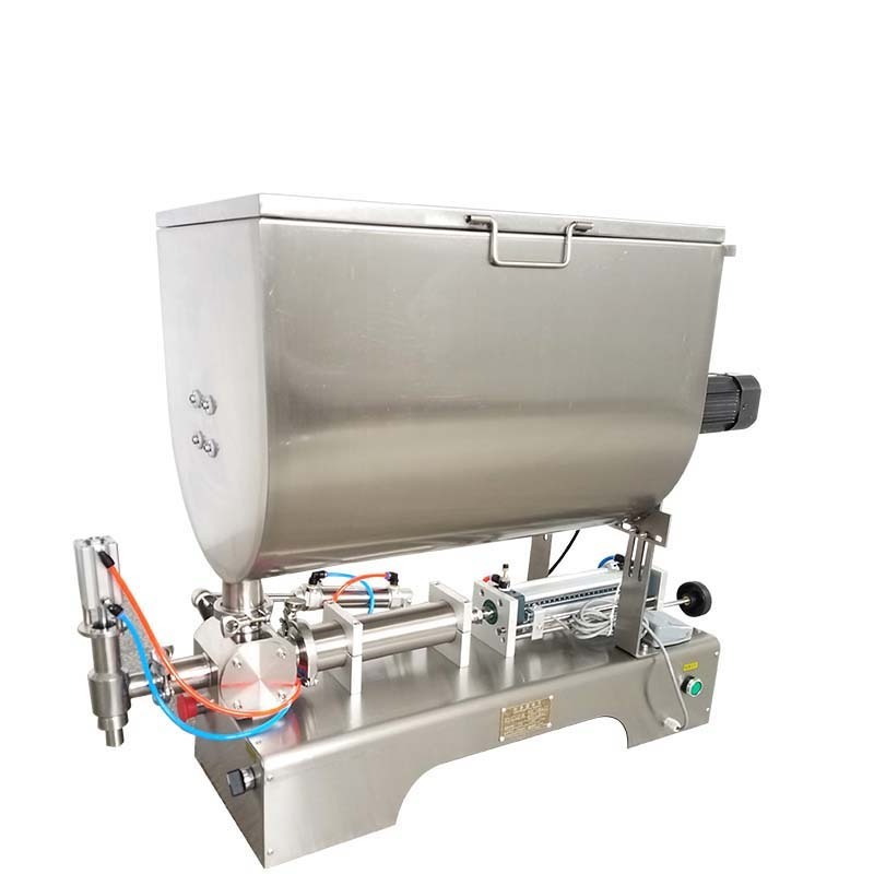 Horizontal Mixing Peanut Butter / Hot Sauce / Chili Sauce Filling Machine bottle sauce filling machine cream filling machine