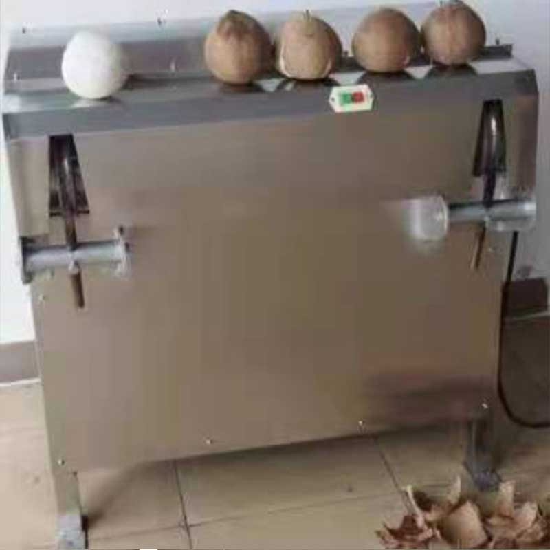 coconut sheller brown coconut processing machinery coconut shell breaking machine with low price