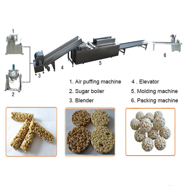 Corn Puff Snack Mitong production line rice puff Extruder Corn Chips Food Making Machine