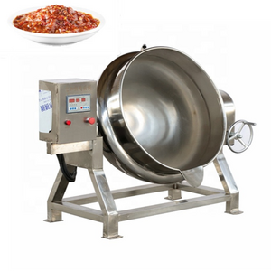 jacket kettle for tomato paste/jam/strawberry/sugar paste making cooking machine