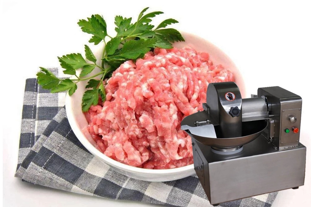 Meat bowl chopper for sausage vegetable sumpling stuffings Small Bowl Chopper Mixer Surimi meat Chopper Mixer