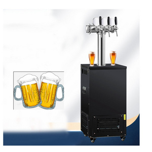 1 tap 2 tap faucets Draft Beverage Beer cooler beer dispenser machine