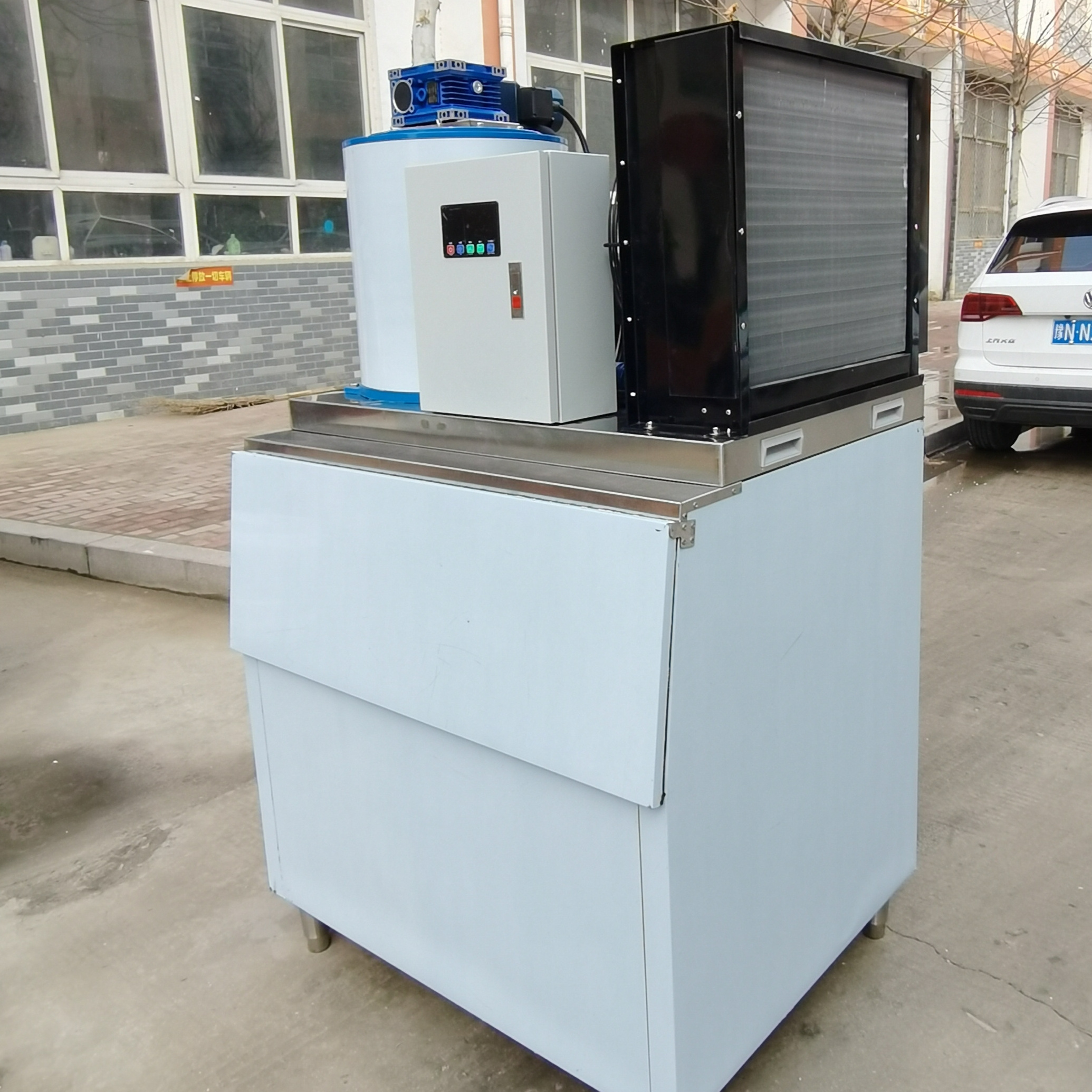 Dry Ice Pellet Making Machine Factory Supply Commercial Dry Flake Ice Making Machine Flake Ice Maker Machine