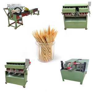 Automatic Tooth Pick Making Processing Production Line Bamboo Toothpick Machine For Sale