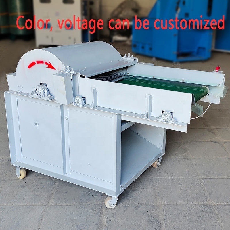 small Waste Clothes Recycling Shredder Cloth Leather Clothes Textile Fabric Shredder Pearl cotton machine used clothes shredder