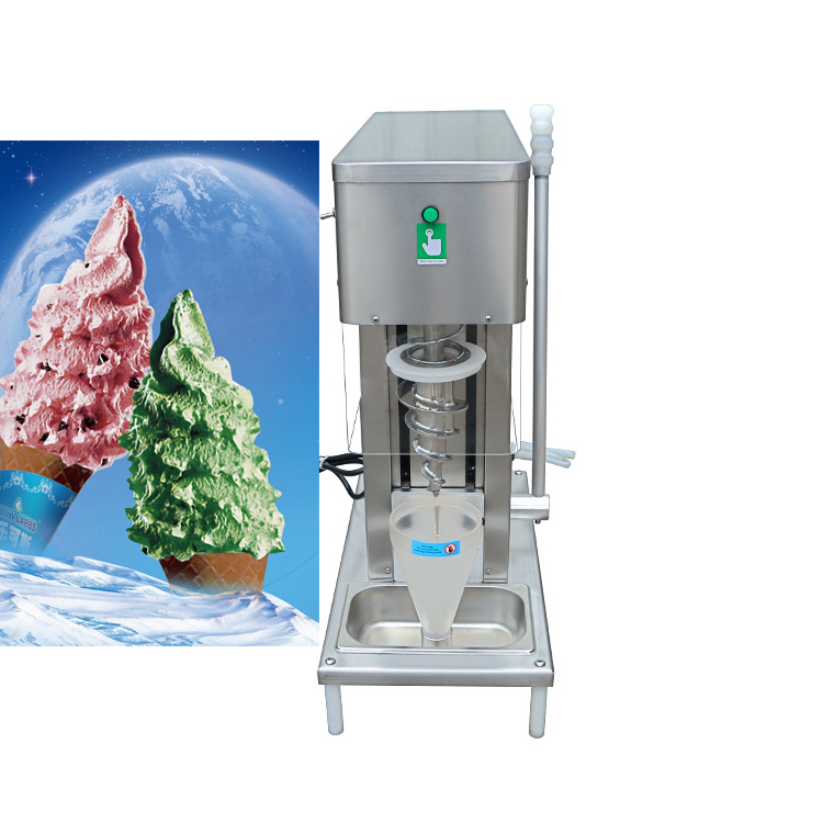 Commercial Fruit Ice Cream Blender Machine ice cream swirl machine fruit nuts ice cream mixing machine