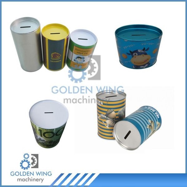 coin tin can/saving box/money banks Fancy tin making machines