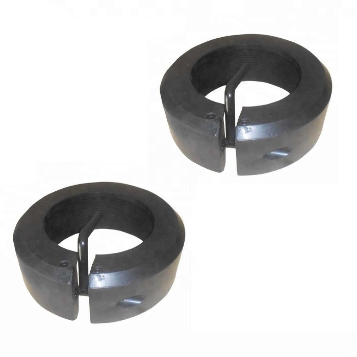 Round rubber thread protector clamp-on thread protector for casing tubing